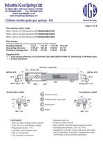 Gate gas spring F100600/BB/0100 - 1