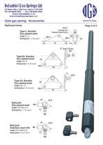 Gate gas spring F100600/BB/0100 - 2