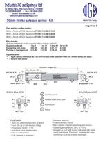 Gate gas springs F100113/BB/0100 - 1