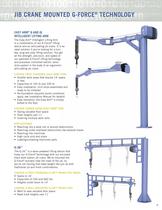 Intelligent Lifting Devices G-Force®, Easy Arm? and G-Jib - 5