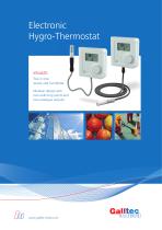 Flyer electronic thermohumidistat eStat - 1