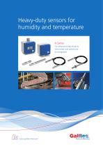 Heavy-duty sensors for humidity and temperature - 1