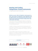 Heating and Cooling Temperature Control Instruments - 2
