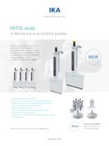 PETTE multi | Mechanical multichannel pipettes - 1