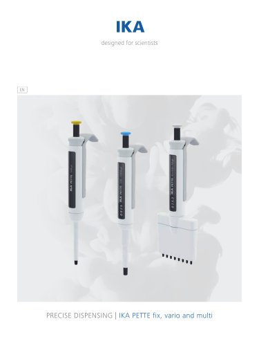 PRECISE DISPENSING | IKA PETTE fix, vario and multi