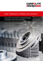 Heat Treatment of Metals and Ceramics