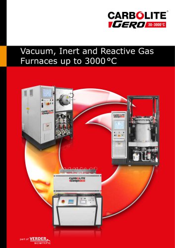 Vacuum, Inert and Reactive Gas Furnaces up to 3000 °C