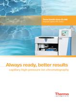 Dionex ICS-4000 Capillary HPIC Brochure - 1