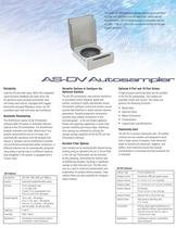 IC Autosamplers: AS, AS-DV, and AS-HV - 3