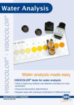 VISOCOLOR ® tests for water analysis-1