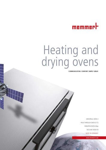 Brochure Heating and drying ovens