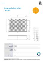 Deep-well plate 1,1 ml  Low Profile - 3