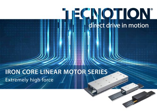 Iron core linear motor brochure