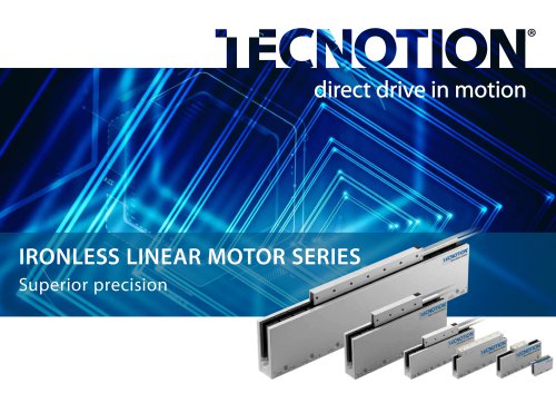 Ironless linear motor brochure