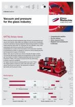 Vacuum and pressure   for the glass industry - 1