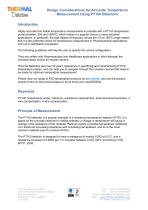 Design Considerations for Successful Temperature Measurement Using PT100 Detectors - 2