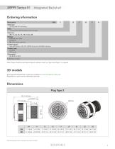 38999 Series III Integrated Backshell - 3