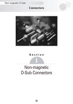 Non-magnetic D-Sub Connectors - 1