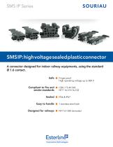 SMS IP: high voltage sealed plastic connector - 1