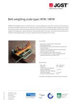 Belt weighting scale - 1