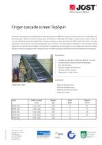 Finger cascade screen TopSpin - 1