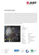 Granulate dryer - 1