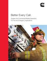 2013 Engines And Commercial Mobile Generators For Fire And Emergency Applications Brochure F-2102-1