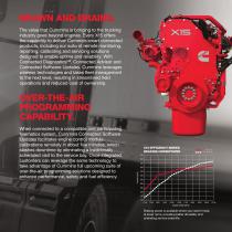 EFFICIENCY &  DEPENDABILITY FOR A WORLD  THAT’S ALWAYS N.-2020 X15™ EFFICIENCY SERIES FOR TRUCK APPLICATIONS.-5