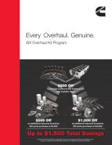 ISX Overhaul Kit Program Brochure - 1