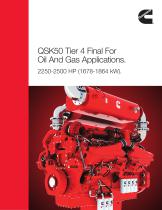 QSK50 Tier 4 Final For Oil And Gas Applications. - 1