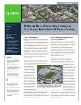 3D Reality Mesh of Penn State’s University Park Campus Generated with ContextCapture