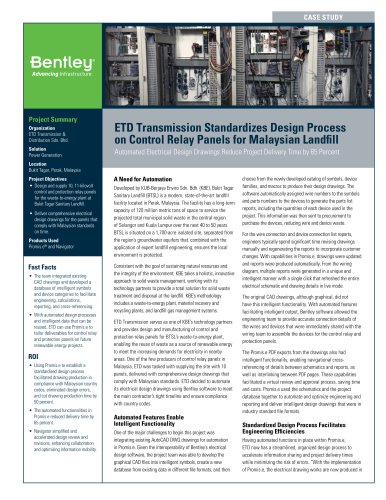 Automated Electrical Design Drawings Reduce Project Delivery Time by 65 Percent