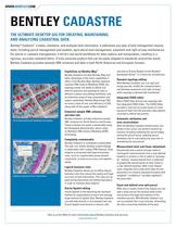 Bentley Cadastre Specsheet - 1