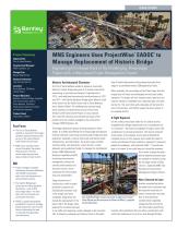 MNS Engineers Uses ProjectWise® EADOC® Manage Replacement of Historic Bridgeto - 1