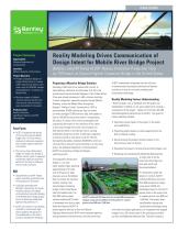 Reality Modeling Drives Communication of Design Intent for Mobile River Bridge Project - 1