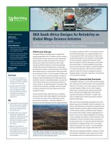 SKA South Africa Designs for Reliability on Global Mega-Science Initiative Bentley AssetWise Optimizes - 1