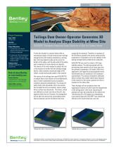 Tailings Dam Owner-Operator Generates 3D Model to Analyze Slope Stability at Mine Site - 1