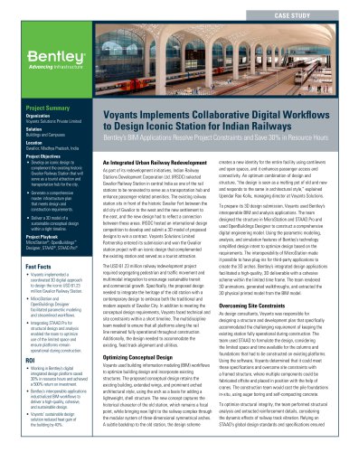 Voyants Implements Collaborative Digital Workflows to Design Iconic Station for Indian Railways