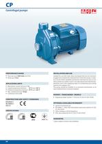 CP up to 11 kW  Centrifugal pumps - 1