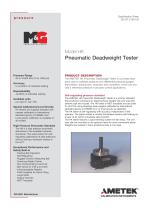 HK Series - Deadweight tester - 1