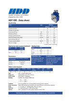 HDT 09E - Data sheet-1