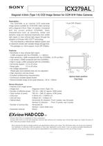 B/W Video Camera CCD ICX279AL*2-1
