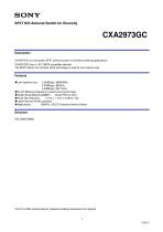 CXA2973GC SP3T SOI Antenna Switch for Diversity-1