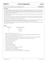 Ultra-High-Speed Synchronous SRAMs CXK77K36R320GB -1