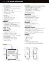 E3 I/O ™  Modules - 2