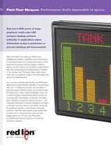 PFM series - large graphical displays (OEE, Andon) - 2