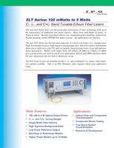 ELT Series: 100 mW to 25W C+L Band Tunable Erbium Fiber Lasers-1