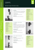 Bollard Style Tensile Grips from Tinius Olsen - 1