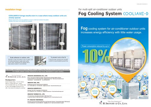 Cooling system for AC- COOLSAVE series