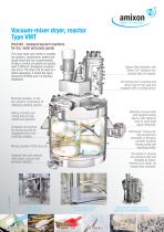 混合器机和真空干燥器类型VMT